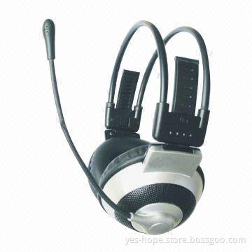 Wired Headphones with 2 x 40mm Mylar Speaker and 2.0m Cord Length